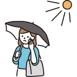 Woman Holding A Parasol SVG Icon